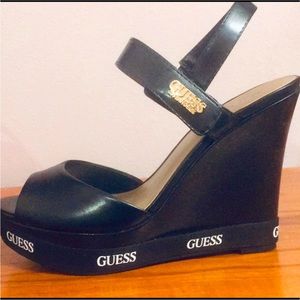 GUESS BRAND - Today Logo Wedge Sandal
